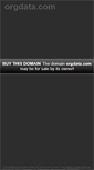 Mobile Screenshot of orgdata.com